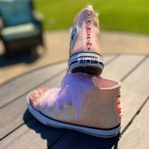 Custom Bling Youth size 4 sneakers